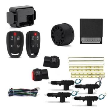 Imagem de Alarme Positron Para Carro Cyber Fx360 Com Trava Eletrica 4p - Kit de 