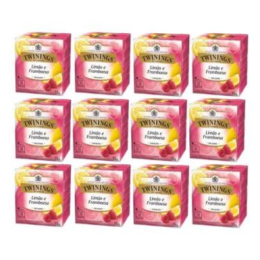 Imagem de 120 Sachês, Chá Twinings, Limão e Framboesa - 11688, Limão e Framboesa
