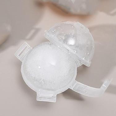 Imagem de 3 moldes redondos de bolas de gelo para bebidas frias, cafeteira, gelo, minibolas, ferramentas de cozinha, transparente
