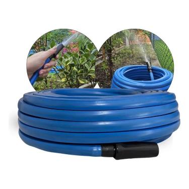 Imagem de 2X Mangueira De Jardim Chata 30M Metros Antitorção Não Dobra