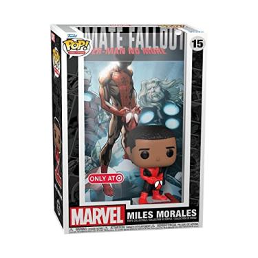 Imagem de Funko Capa de vinil Pop Marvel Comics Miles Morales Ultimate Fallout EUA exclusiva com boneco