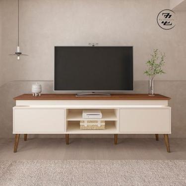 Imagem de Rack lumina cor pinho c/off white 4379 - Artely