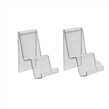 Imagem de Apoiador de Livro, Suporte Expositor para Livros Bibliocanto Decoração Escrivaninha Escritório(01 Suporte Livros)