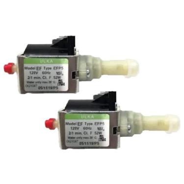 Imagem de Kit 2 Bomba Ulka Preta Original 110v 52W 60Hz Para Máquinas Philips Sa