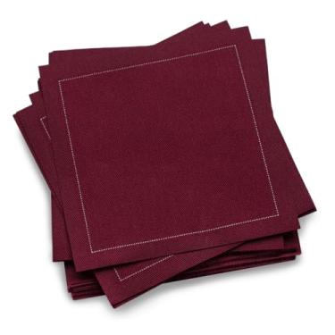 Imagem de Guardanapos de coquetel Five Star, 50 guardanapos descartáveis de algodão de luxo, 11,4 x 11,4 cm para bares domésticos, noites de jogos, bebidas, aniversários, casamentos e feriados, citron