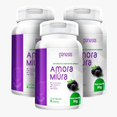 Imagem de Amora Miúra, com vitamina C, zinco e selênio (Genesis Farmaceutica) (2) (3)