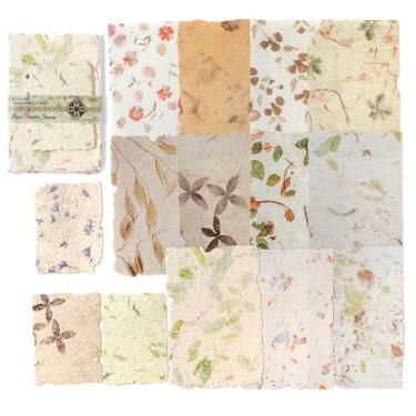 Imagem de 28 folhas de papel para scrapbook de luz e sombra, 16 × 9,6 cm, cartolina colorida para agendas, embrulho de presente, decoração de casa e scrapbook, flor