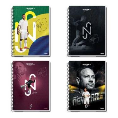 Imagem de Caderno Universitario 1M 80Fls Neymar - Credeal