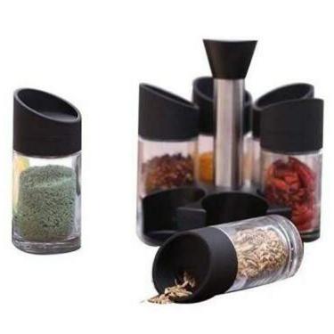 Imagem de Porta Condimentos Temperos 6 Peças Cozinha