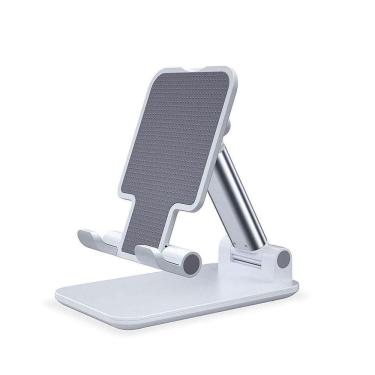 Imagem de Suporte Celular E Tablet Ajustável Articulado De Mesa Branco