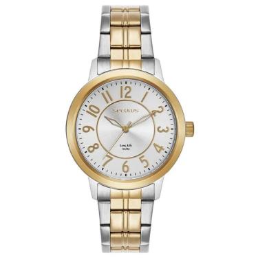 Imagem de Relógio Seculus Feminino Ref: 44311lpsvba2 Casual Aço Bicolor