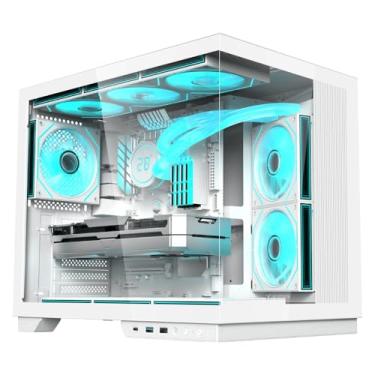 Imagem de Gabinete Gamer Fortrek Clarity Max Branco