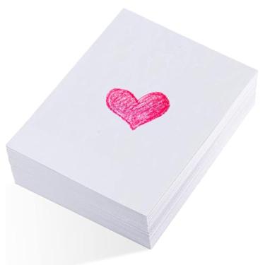 Imagem de 500 folhas de papel de desenho para materiais de arte 23 x 30 cm, papel de arte branco para esboços de artistas, rabiscos, construção, colorir