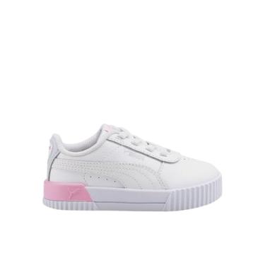 Imagem de PUMA Tênis esportivo unissex para adultos, Branco/Rosa, 22