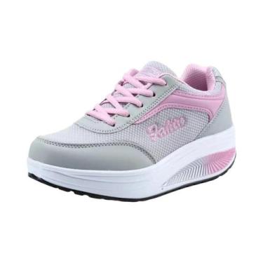 Imagem de Sapatos femininos vulcanizados, tênis de alta qualidade, plataforma am