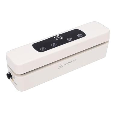 Imagem de Cryfokt Seladora Compacta a Vácuo para Alimentos, Seladora Automática de Sucção Forte para Uso Em Cozinha Doméstica, Display LCD para Preservação Eficiente de Alimentos, para Todas As Idades,