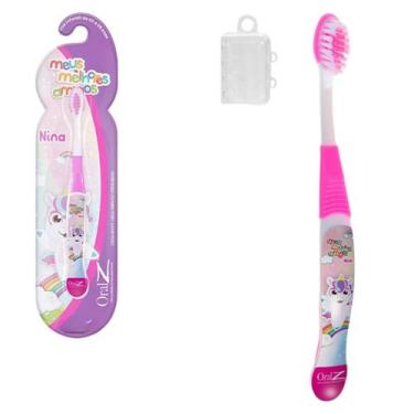 Imagem de Kit infantil Escova de Dente com Desenhos Saúde bucal com diversão - z