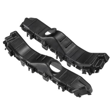 Imagem de INFINAUTO Suporte de para-choque, suporte de retenção de para-choque dianteiro esquerdo e direito Nº 86552K2000/86551K2000 para Hyundai Venue 2020-2023 Plástico ABS preto, 1 par