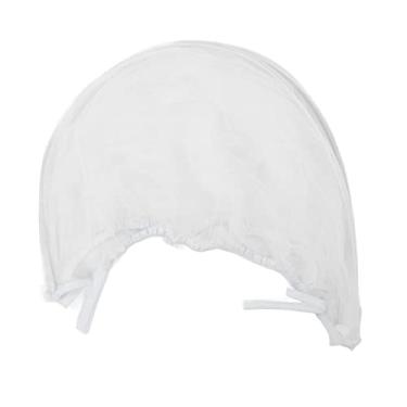 Imagem de SIWOTED Rede de carrinho de bebê malha respirável ultraleve reutilizável capa de rede visível para berços (Branca)