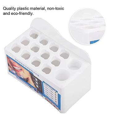 Imagem de Yinhing Organizador de Resina, Suporte de Resina de Plástico de, Quadro de Colocação para Dentistas, Ferramentas Clínicas, Acessório Com 12 Furos, Fácil de Limpar, Não