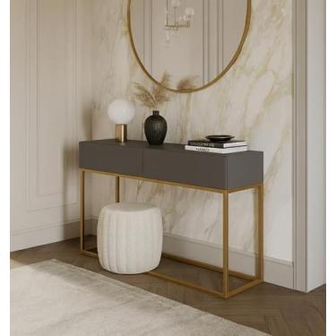 Imagem de Aparador Buffet Maitê 1.10m Estilo Industrial Para Hall de Entrada - A