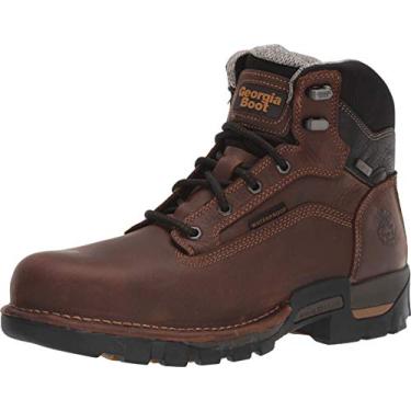 Imagem de Georgia Boot Men's 6" Eagle One Steel Toe Waterproof Brown 9 D US