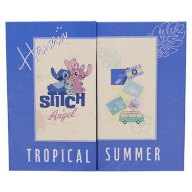 Imagem de Zonacriativa - Planner Semanal Stitch Flow Disney com capa dura 22x19cm | 70 folhas de Planner, notas adesivas e envelope para organização