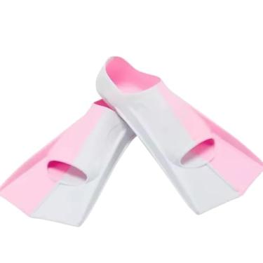 Imagem de Nadadeira Colors Natação Bodyboard Pé de Pato Confortável e Design Anatômica (Rosa, G(40-43))