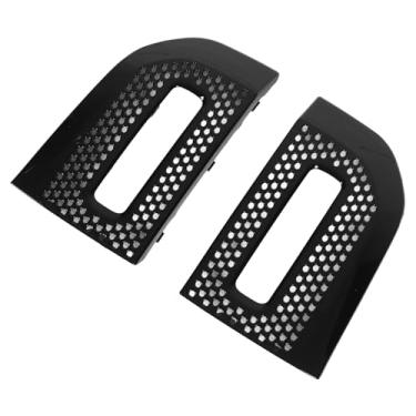 Imagem de Keenso Grade, Grade de Luz de Nevoeiro Amortecedor Dianteiro Capa de Luz de Nevoeiro par Preto Brilhante Lr129432 Lr129431, para 90 110 130 L663 2020 e Superior
