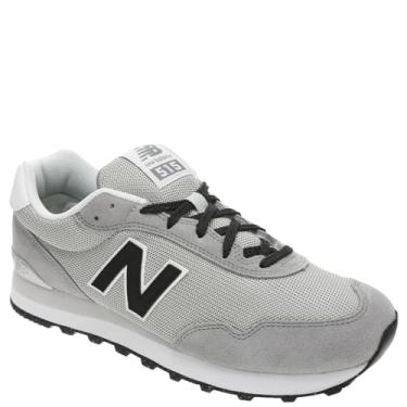 Imagem de New Balance Tênis masculino 515 V3 Classic, Cinza ártico/preto, 9 X-Wide