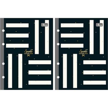 Imagem de Kit C/2 Bloco Refil Tiliflex Colegial Pautado, 17.7cm x 24cm, Para Caderno Fichário Argolado Cartonado - Tilibra (West Village)