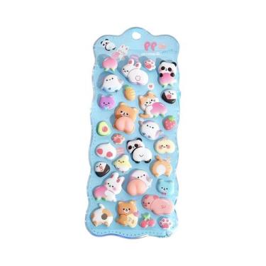 Imagem de Adesivo Kawaii De Coelho 3D Peach Squishy Para Alívio De Estresse, Pre