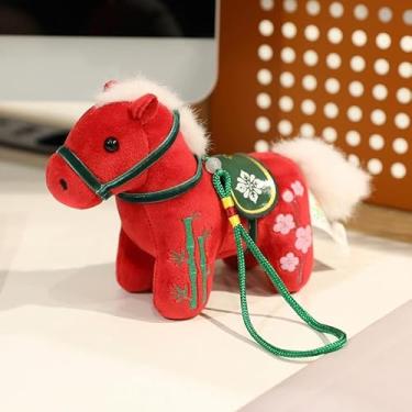 Imagem de 1 peça pingente de cavalo fofo 12 cm pendurado pingente de pônei decorações para sacola chaveiro