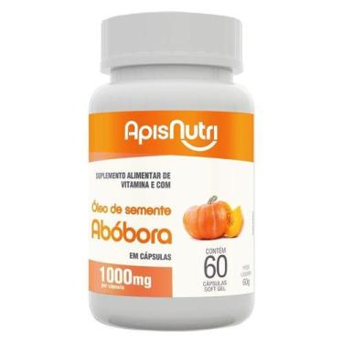 Imagem de Óleo de Semente de Abóbora 1000mg Apisnutri 60 cápsulas