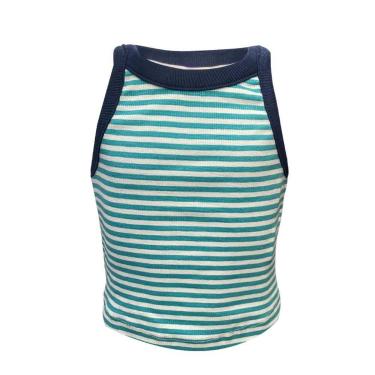 Imagem de Blusa Hering Infantil Menina Manga Curta Azul-Feminino