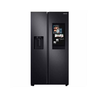 Imagem de Refrigerador Side by Side Family Samsung de 02 Portas Frost Free, 585 Litros, Painel Eletrônico, Inox e Preto - RS58T5561B1