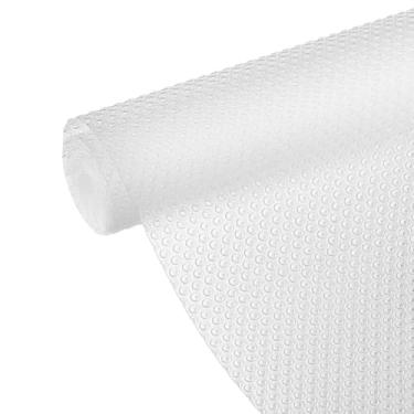 Imagem de Forro Organizador Multiuso Antiderrapante Lavável Para Gaveta Armário Cozinha 200x45cm (Transparente 200x45cm)