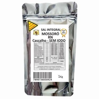 Imagem de Sal cascalho integral Mossoró RN 1kg - RF Vendas Online
