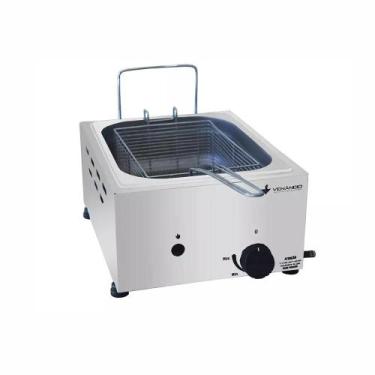 Imagem de Fritador Fritadeira Tacho Gás Óleo 1cuba 1/2 Sfg112 - Venâncio