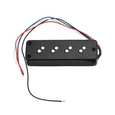Imagem de oshhni Captador de bobina dupla para baixo de 4 cordas, acessório para instrumentos musicais, peça para guitarra elétrica para estúdio e gravação, Ponte