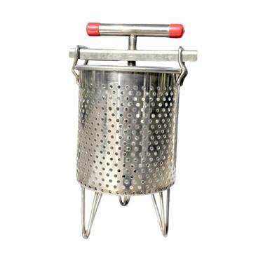 Imagem de ＫＬＫＣＭＳ Extrator de mel, utensílios para fabricação de vinho, espremedor de vegetais e desidratador, base estável, prensa manual portátil e versátil, Style B