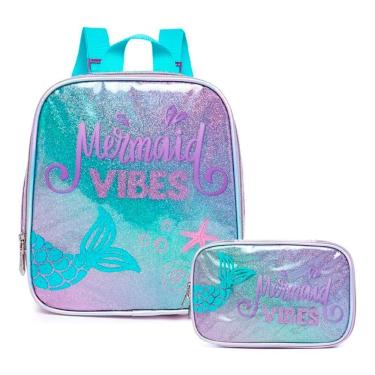 Imagem de Lancheira Térmica + Estojo Box Pack Me Fundo Do Mar