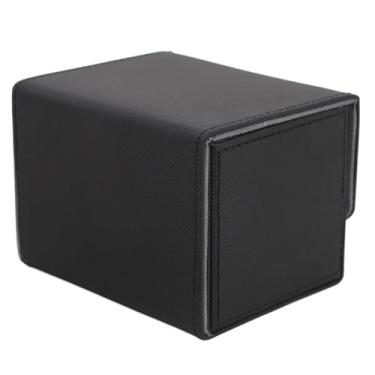 Imagem de Dpofirs Caixa de Baralho de Cartão de Couro PU de Grande Capacidade Com Tampa de Aba Magnética para Cartas de Jogo de tarô, Estojo Protetor de Armazenamento de Cartão para Sala de Prateleira de Mesa