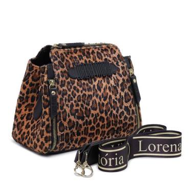 Imagem de Bolsa feminina onça lançamento luxo envio imediato - Lorena Vitoria, P