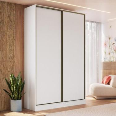 Imagem de Guarda Roupa Solteiro 2 Portas de Correr em MDF Requinte+ Móveis Castr