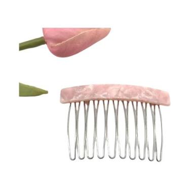 Imagem de Presilha De Cabelo Feminina De Tamanho Médio Com 10 Dentes, Acessório 
