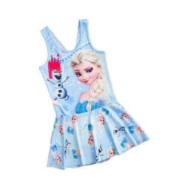 Imagem de Biquíni De Princesa Frozen Anna Elsa Para Meninas, Roupa De Praia Infa