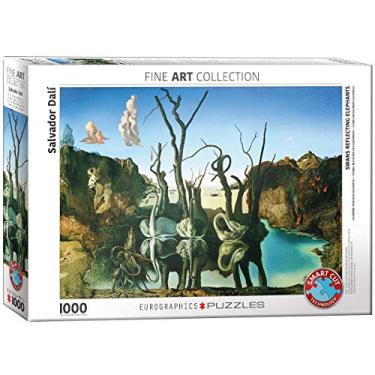 Imagem de EuroGraphics Salvador Dalí Swans Reflecting Elephants Puzzle (1000 Piece) (6000-0846)