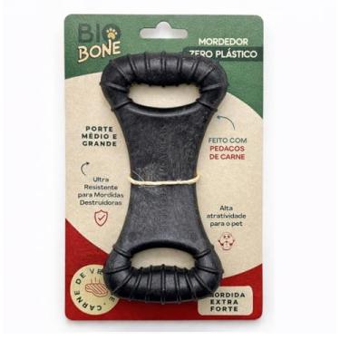 Imagem de Biobone Grande sabor Carne - Mordedor Natural para Cães sem Plástico