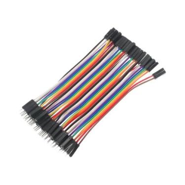 Imagem de Kit De Fios E Cabos DuPont De 40 Pinos Para Protoboard, 40 Peças, 10CM
